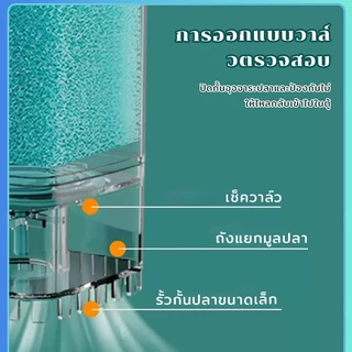 ฟองน้ำกรองน้ำหมุนเวียน ปั๊มลมดูดสำหรับตู้ปลา กรองน้ำด้วยคลื่นออกซิเจน ปั๊มน้ำตู้ปลา ปั๊มลม