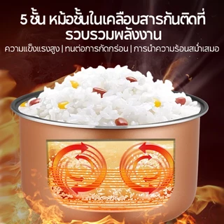 อะไหล่หม้อในของแท้! หม้อในหุงข้าว เคลือบเทฟล่อนหุงแล้วข้าวไม่ติดหม้อ ( รุ่น 2/3/4/5/6/ ลิตร) เหมาะสำหรับทุกชนิด