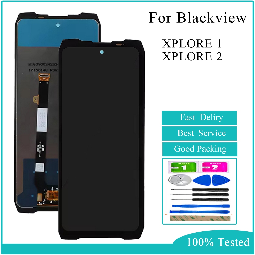 LCD สําหรับ BlackView OSCAL TANK 1 XPLORE 1 XPLORE 2 จอแสดงผล LCD Touch Screen Digitizer Assembly เป