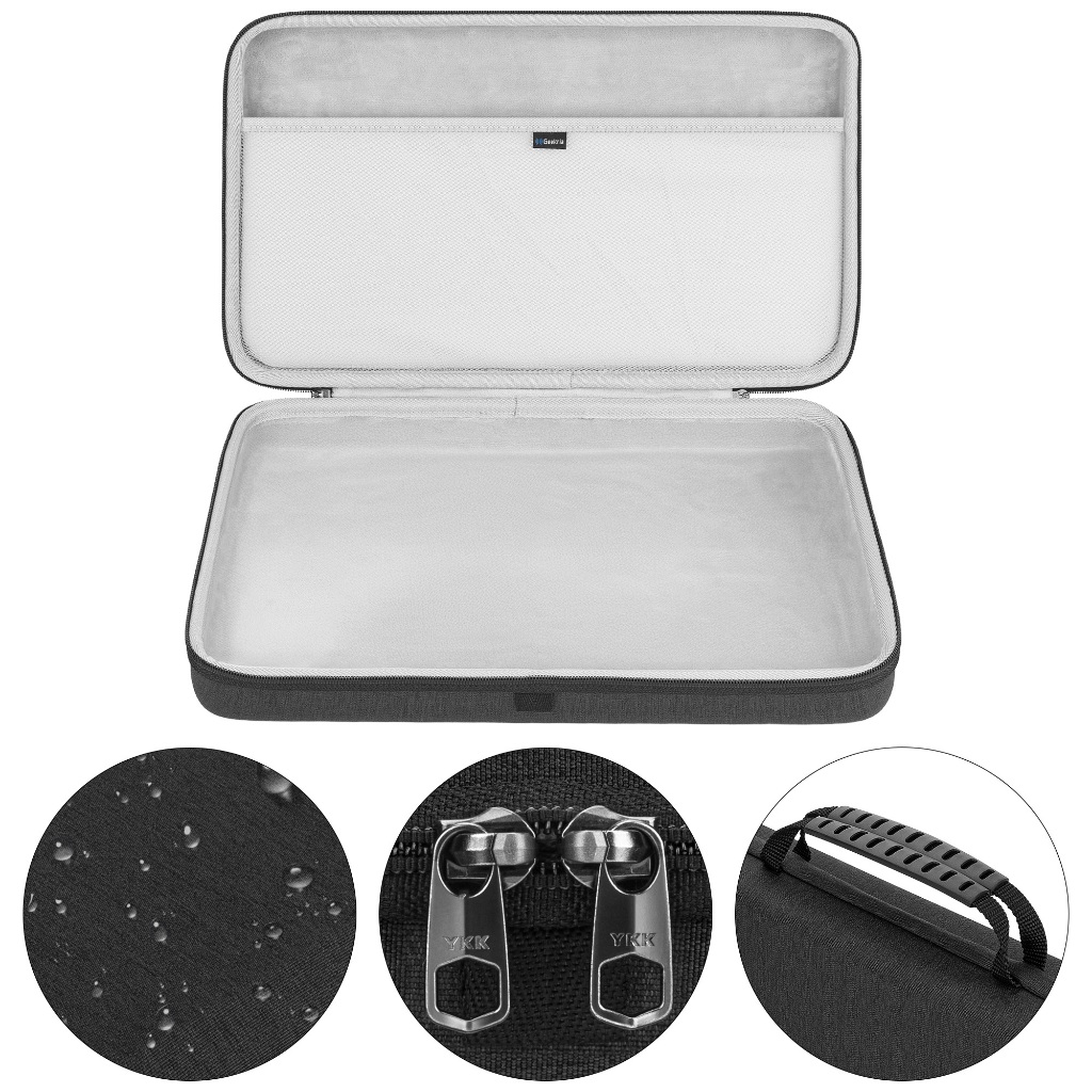 Geekria USB MIDI Keyboard Controller Hand Case เข้ากันได้กับ Arturia MiniLab 3 / MiniLab MkII 25 Slim-Key, Hard Carrying Bag (สีเทาเข้ม) ราคา ถูกที่สุด ดีลบีเคเค แกลเลอรีภาพที่ 2