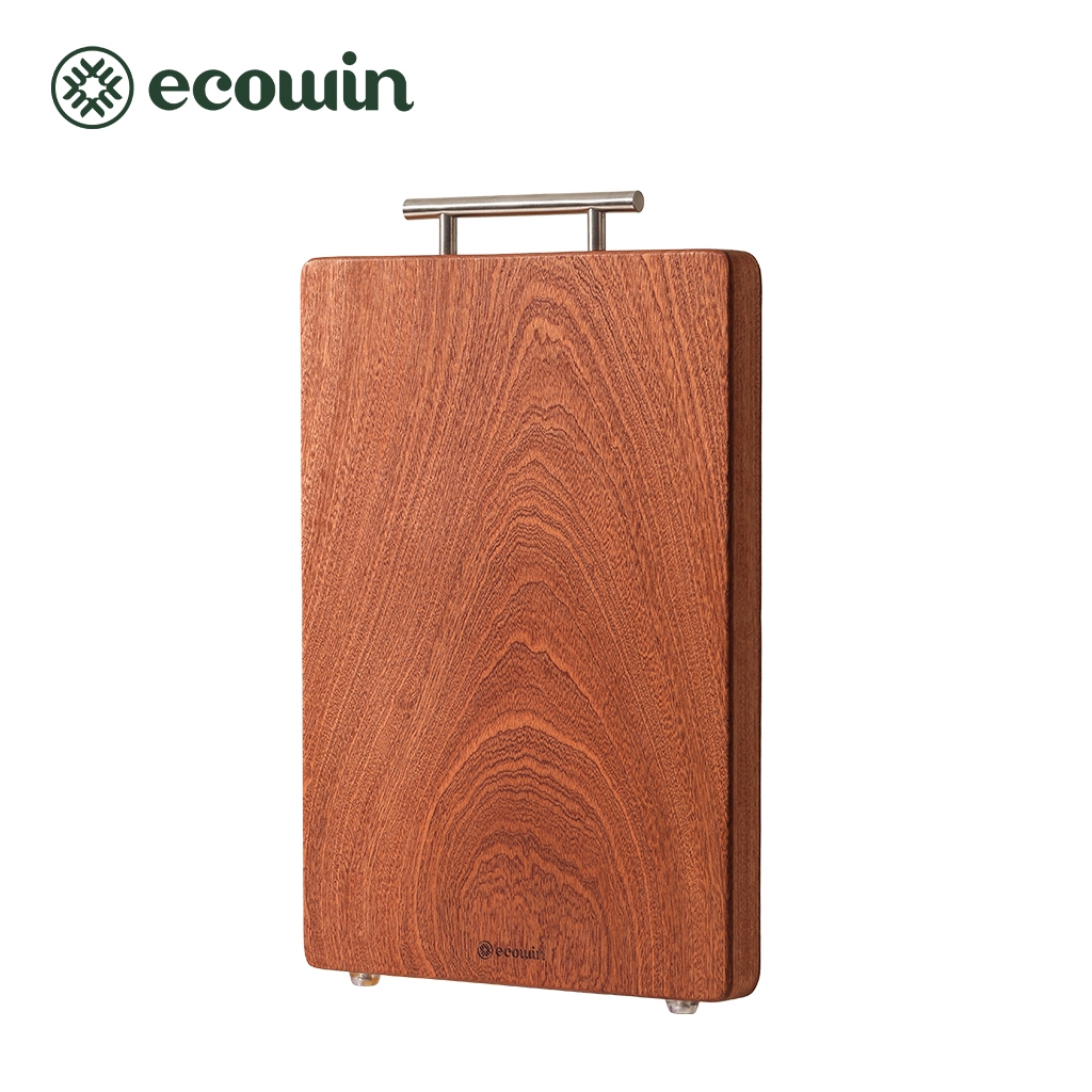 Ecowin เขียงไม้เนื้อแข็ง  / เขียงต้านเชื้อแบคทีเรียและโรคราน้ําค้างในครัวเรือน / เขียงไม้เนื้อแข็ง /