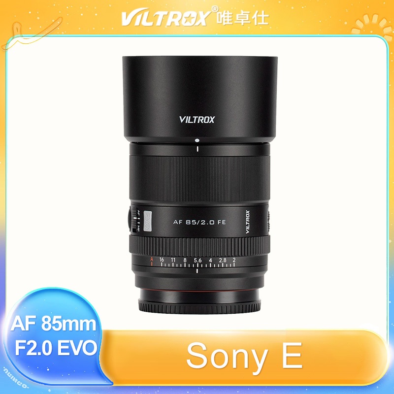 Viltrox 85mm F2.0 EVO โฟกัสอัตโนมัติ AF รูรับแสงขนาดใหญ่ Full Frame Portrait Prime เลนส์สําหรับ Sony
