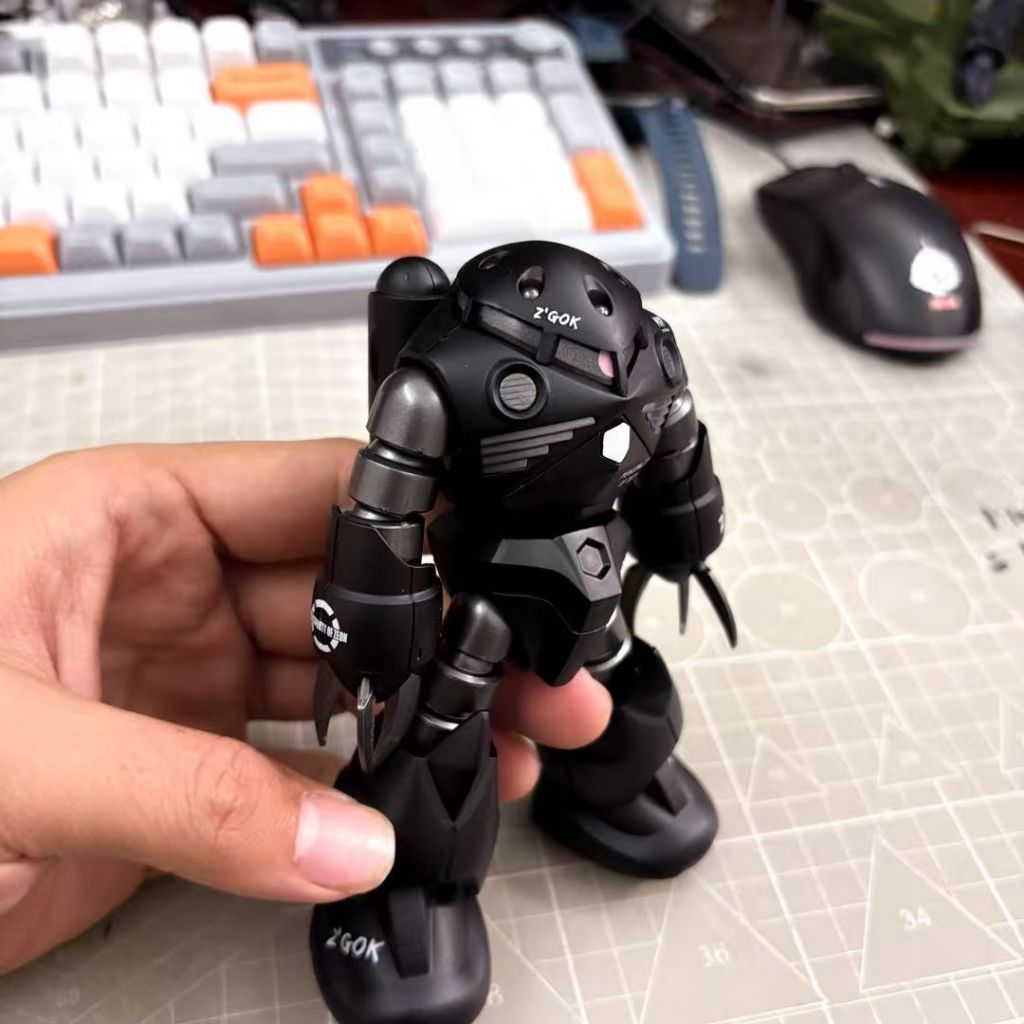 Board Spray Black King Crab 019 HG 1/144 Mass-ผลิต Chars ZGok Gundam Model Kit MSM-07S (ต้องใช้ประกอ