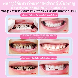 เด็ก ๆ ยาสีฟัน กลืนปลอดภัย ดูแลช่องปาก ลมหายใจสดชื่น ป้องกันฟันผุ ฟันเหลือง และดํา มีฟลูออไรด์ปลอดภัย รสสตรอเบอร์รี