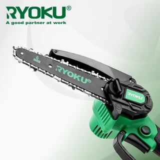 RYOKU เลื่อยไฟฟ้า 6 นิ้ว พร้อมแบตเตอรี่ 2 ก้อน 20V แบบพกพา
