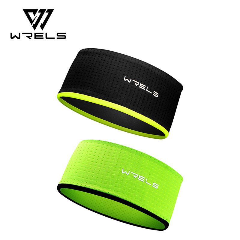 WRELS ที่คาดผมสะท้อนแสงสำหรับวิ่ง ระบายอากาศ แห้งเร็ว ปั่นจักรยาน โยคะ #k18