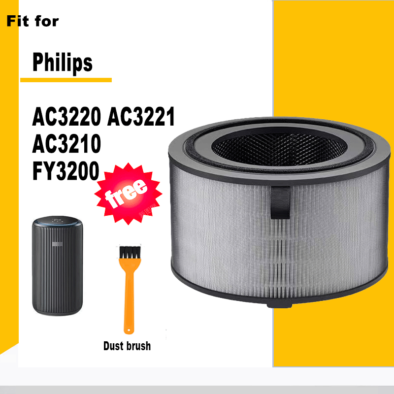FY3200/30 | FY3200 เปลี่ยน H13 ตัวกรองถ่านกัมมันต์ Hepa สําหรับเครื่องฟอกอากาศ Philips 3200 Series A