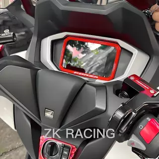2025-2026 PCX160 FORZA350 กรอบป้องกันแผงหน้าปัด, กรอบป้องกันหน้าจอ, ฝาครอบป้องกันแผงหน้าปัด, ฝาครอบตกแต่งจอ, ฝาครอบจอ, อลูมิเ