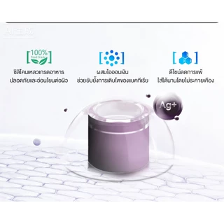 ROSESELSA SoundCocoon Eartips ซิลิโคนเหลวเกรดอาหาร Anti-แบคทีเรีย Hypoallergenic Secure Fit Noise Isolation Enhanced Sound S/M/L/XL 4 ขนาดใช้งานร่วมกับหูฟัง 4-6 มม.