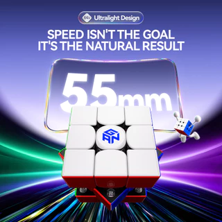 GAN V100 Maglev 3x3 ความเร็วแม่เหล็ก Cube เคลือบ UV Magic Cube การศึกษาปริศนาของเล่นสําหรับเด็ก