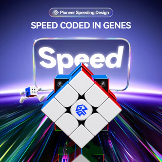 GAN V100 Maglev 3x3 ความเร็วแม่เหล็ก Cube เคลือบ UV Magic Cube การศึกษาปริศนาของเล่นสําหรับเด็ก