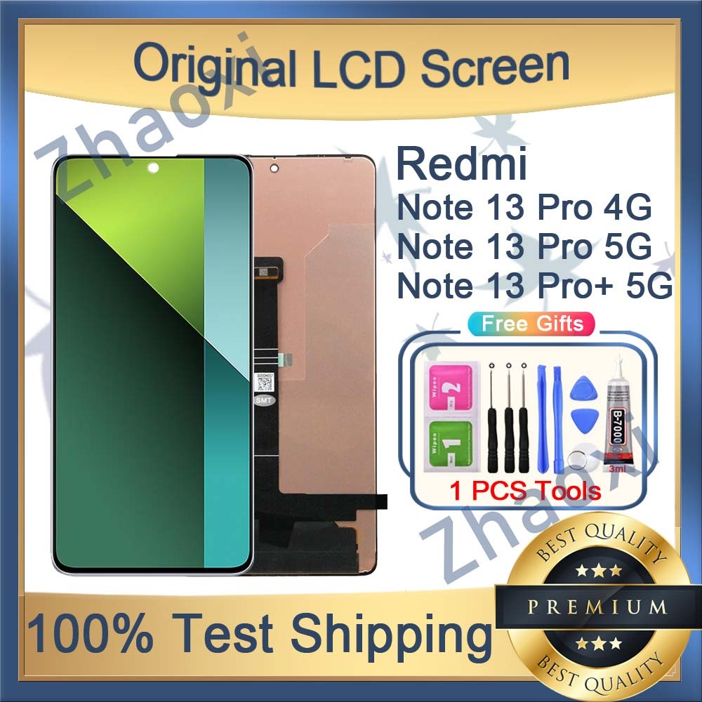 AMOLED Redmi Note 13 Pro 4G 5G Note 13 Pro Plus 5G เปลี่ยนหน้าจอ LCD