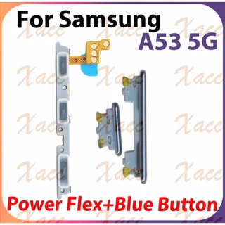 สําหรับ Samsung Galaxy A53 5G A536 ปุ่มปรับระดับเสียงไฟ Flex Cable พร้อม ON OFF ด้านข้าง Key Output Ribbon Repair Part เปลี่ยนการติดตั้งโทรศัพท์