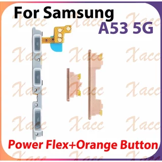 สําหรับ Samsung Galaxy A53 5G A536 ปุ่มปรับระดับเสียงไฟ Flex Cable พร้อม ON OFF ด้านข้าง Key Output Ribbon Repair Part เปลี่ยนการติดตั้งโทรศัพท์