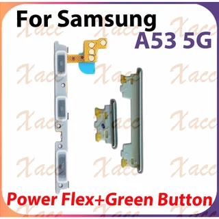 สําหรับ Samsung Galaxy A53 5G A536 ปุ่มปรับระดับเสียงไฟ Flex Cable พร้อม ON OFF ด้านข้าง Key Output Ribbon Repair Part เปลี่ยนการติดตั้งโทรศัพท์