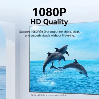 [ขายดี] Vention อแดปเตอร์ VGA to HDMI 1080P แก้ปัญหาจอเก่าเชื่อมต่อไม่ติด ใช้งานง่ายทันที