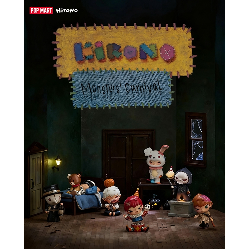 POPMART popmart #Hirono V10 paradise Series 小野 诡乐园 系列ของเล่นกล่องตาบอด อุปกรณ์ประกอบฉากฉาก ของเล่นอินเทรนด์ ของขวัญวันเกิด เครื่องประดับตั้งโต๊ะ