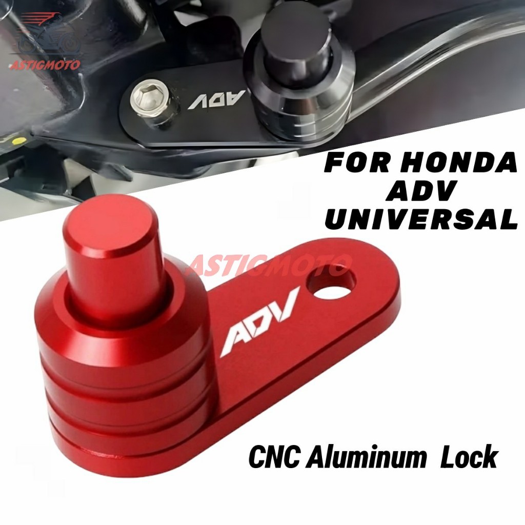 ล็อคเบรกจอดรถมืออาชีพสําหรับ HONDA ADV 150/160/350 CNC อลูมิเนียมคันโยกรถจักรยานยนต์ป้องกันการล่มสลาย