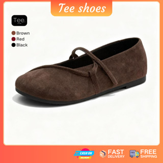 Tee.star รองเท้า Mary Jane สำหรับผู้หญิง ดีไซน์หรูหราจากหนัง…