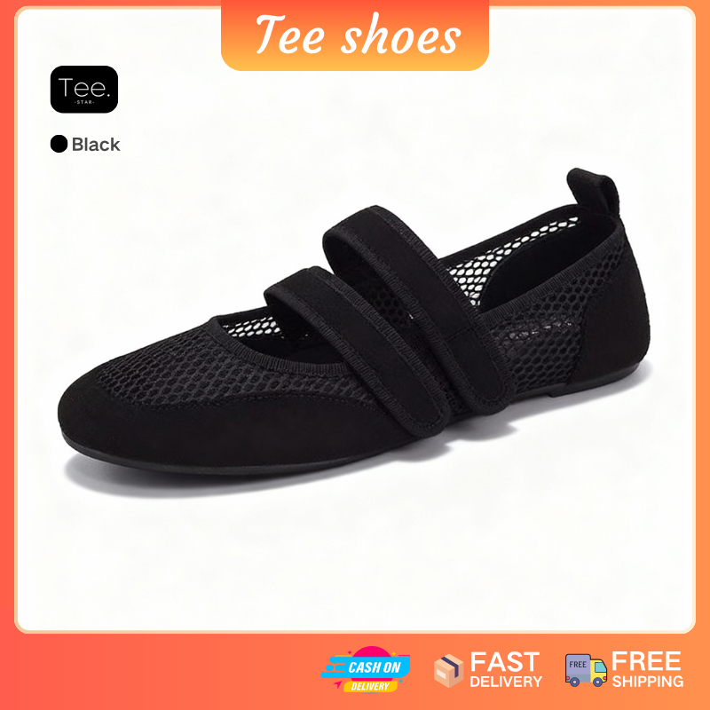 Tee.star รองเท้าผู้หญิง ผ้าตาข่ายเบาพิเศษ สวมสบาย ระบายอากาศดี กันลื่น ใส่ทำงาน/เดินเล่น แฟชั่นหน้าร้อน