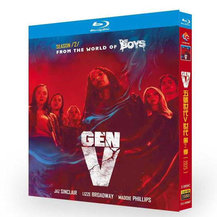 2025 Blu-ray American Drama Gen V Season 2 1080P Hobby Collection