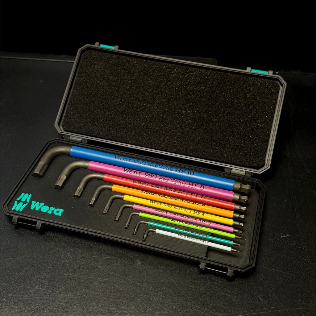 Wera L-Shaped ไขควงหกเหลี่ยม 950 กล่องเก็บของ