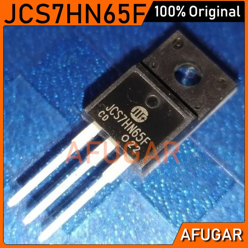 10/5 ชิ้น JCS7HN65F 7HN65F 7A/650V TO-220F N-channel field effect ทรานซิสเตอร์ใหม่เดิม