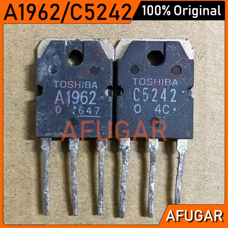 10/5 คู่มือสอง 2SA1962 + 2SC5242 ทรานซิสเตอร์ A1962 C5242 Original Toshiba Original board Disassembl
