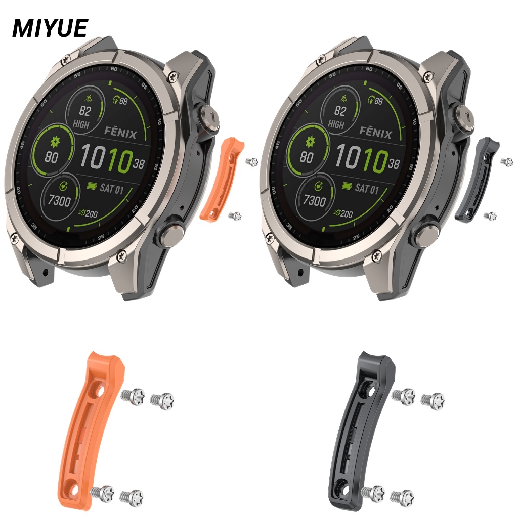 แถบป้องกันการชนกันสําหรับ Garmin Fenix8/8 Pro 51 มม.47 มม.กรอบป้องกันการชนกันพร้อมเครื่องมือสําหรับ Garmin Tactix 8/Quatix 8