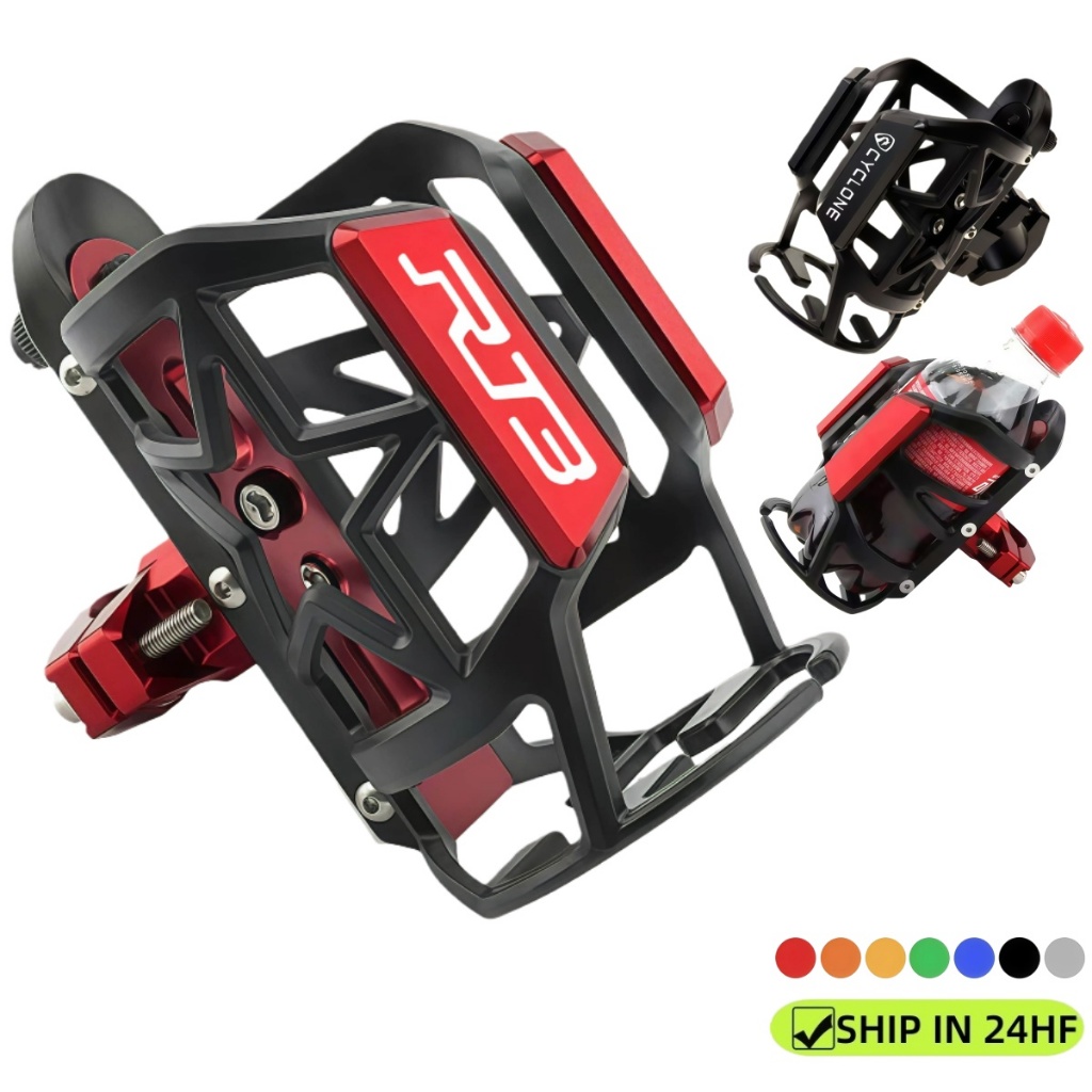 ที่วางเครื่องดื่มรถจักรยานยนต์, CNC อลูมิเนียมถ้วย Mount สําหรับ CYCLONE RT3 DAELIM XQ250 250cc, Uni