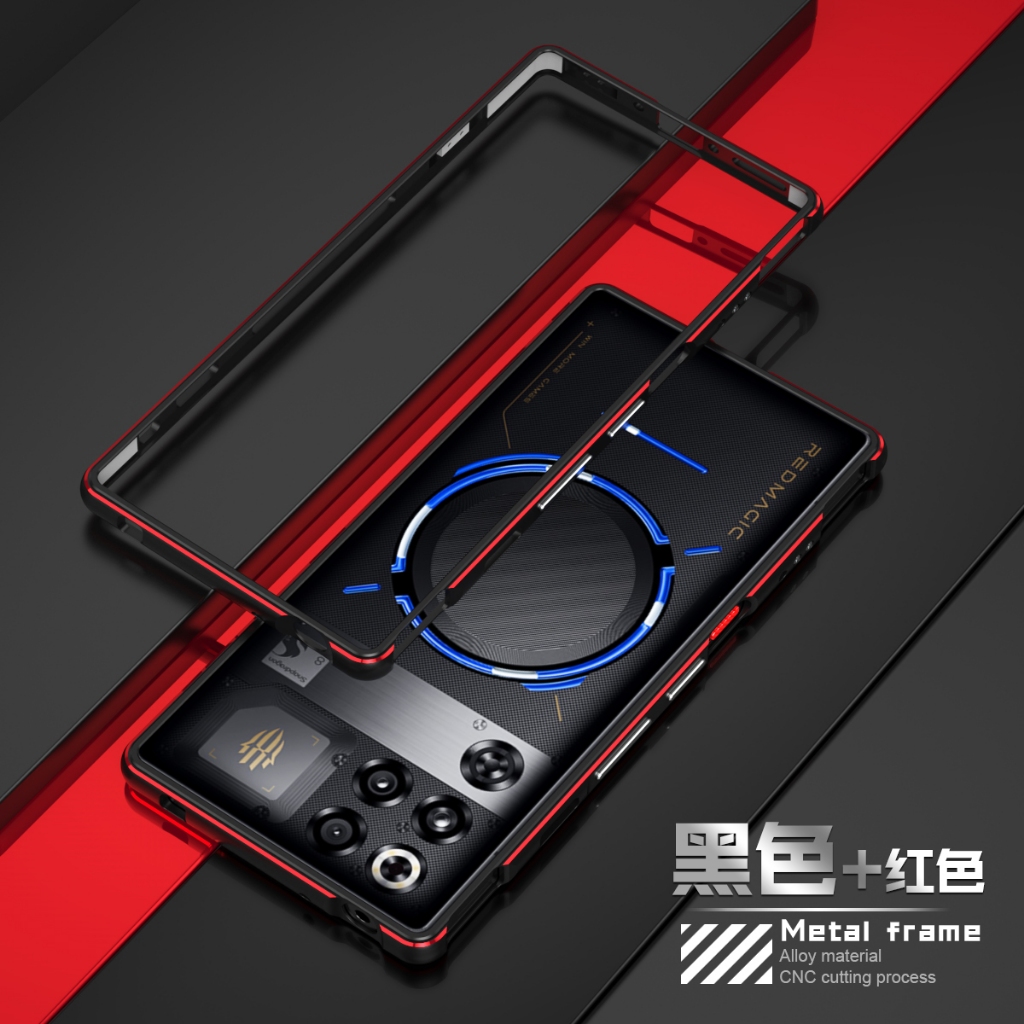 แฟชั่นกันชนสําหรับ Nubia Red magic Redmagic 11 Pro 10 10S 9 9S Pro Plus Pro + 5G ปลอกอลูมิเนียมโลหะโทรศัพท์กรอบกรณี Funda Capa
