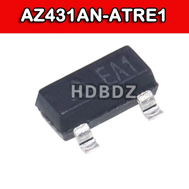 20~50PCS AZ431AN-ATRE1 SOT23 EA1 เครื่องปรับแรงดันไฟฟ้า Triode IC SMD