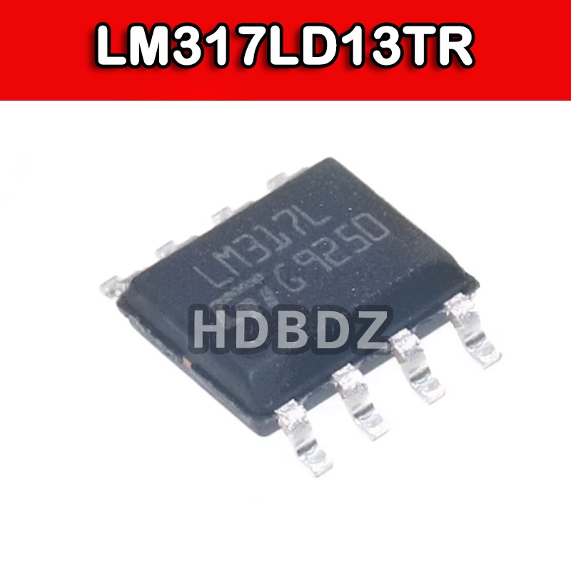 10~20PCS LM317LD13TR SOP8 LM317L ชิปการจัดการพลังงาน IC SMD