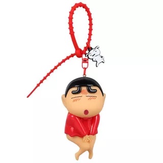 100 รูปแบบ Crayon Shin-Chan พวงกุญแจสไตล์ใหม่ Crayon Shin-Chan ชุดนอนพวงกุญแจรถการ์ตูนคู่นักเรียนกระเป๋านักเรียนกระเป๋าเป้สะพายหลัง Pend