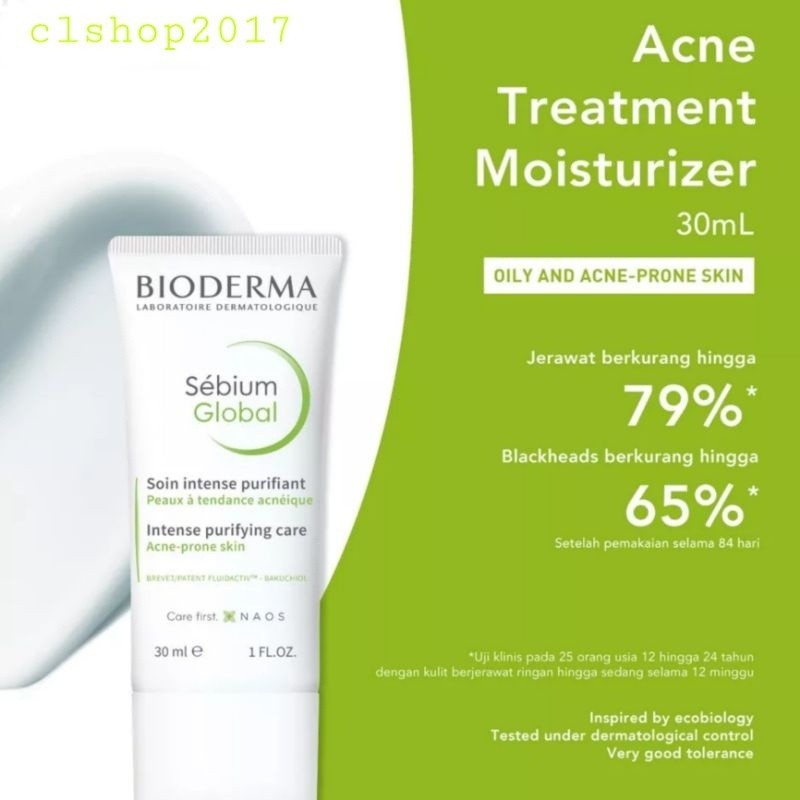 Bioderma Sebium Pore Refiner Pore- Treatment Moisturizer 30ml (Oily to Acne-Prone Skin)