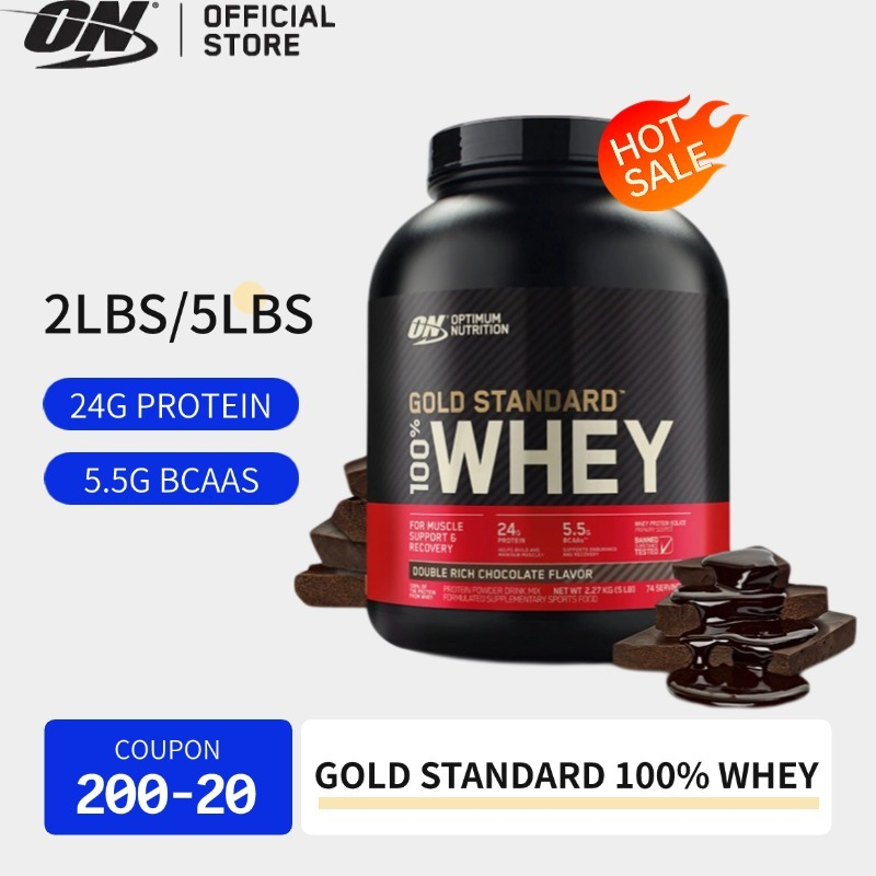 ON Optimum Nutrition Gold Standard เวย์โปรตีน 100% [2LBS/5LBS]