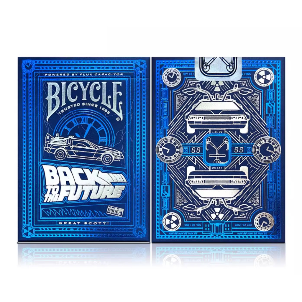 【BICYCLE】สะสมไพ่ Back to the future by Bicycle card magic deck cardistry Collectible card