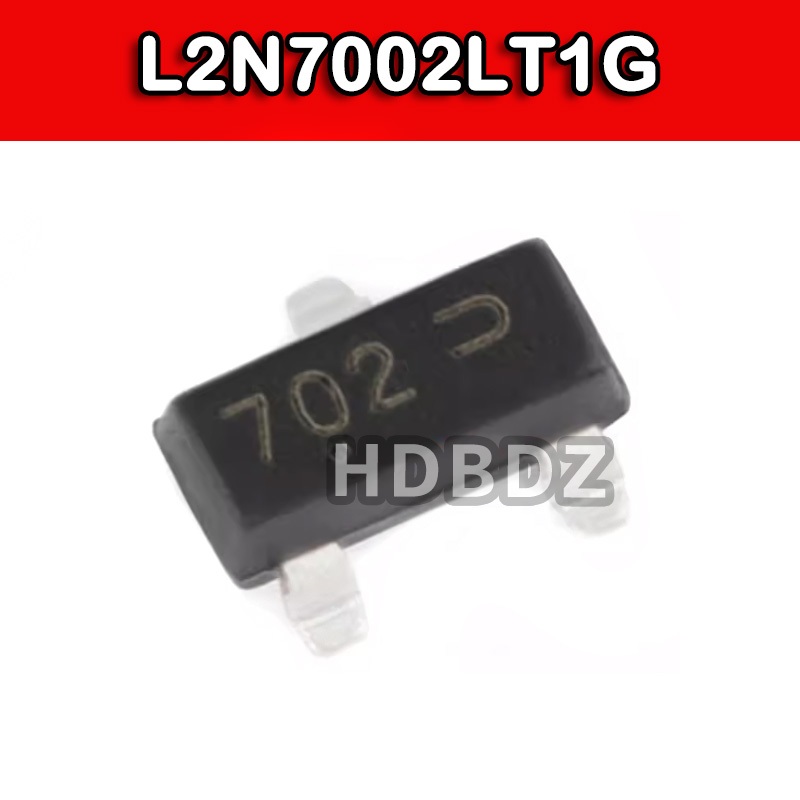 50~100PCS L2N7002LT1G SOT23 702 Nchannel Enhanced Field Effect ทรานซิสเตอร์ IC SMD