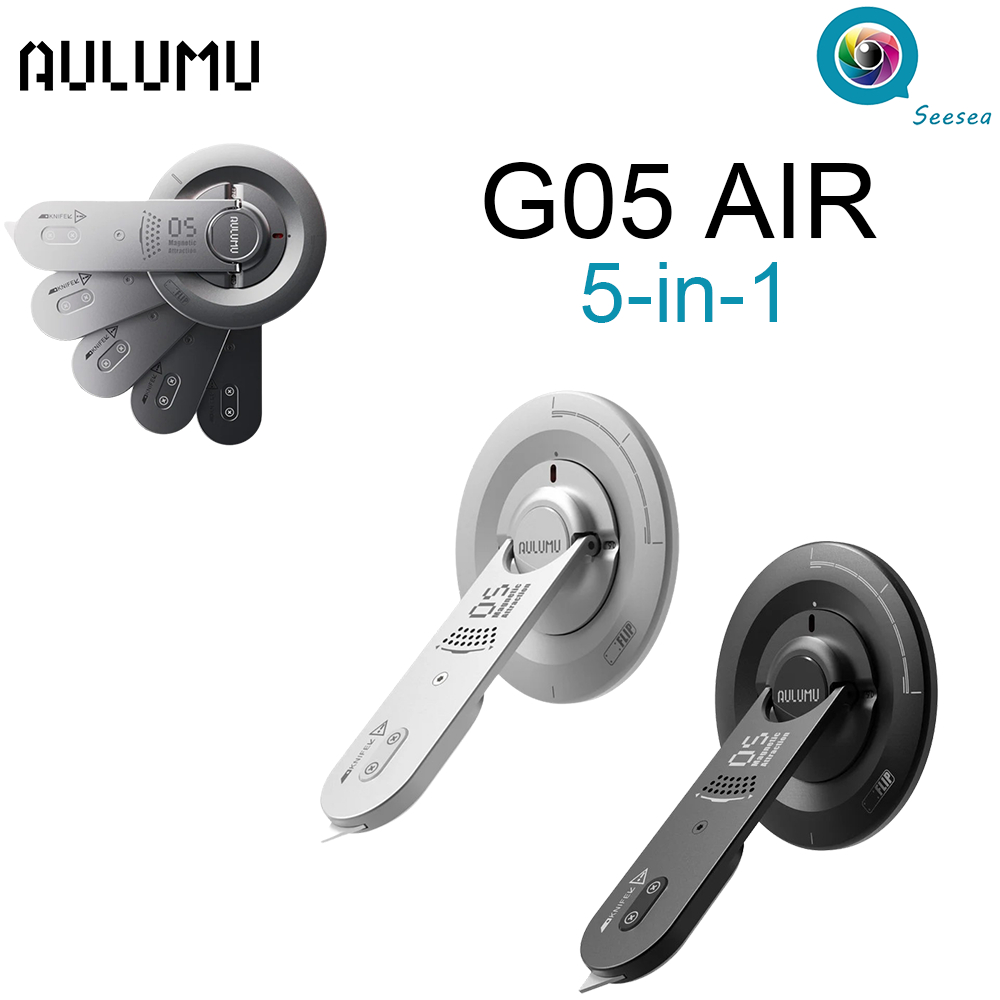Aulumu G05 Air 5-in-1 Magnetic Phone Stand Grip ถอดออกได้ 360° ขาตั้งโทรศัพท์แบบปรับได้พร้อมที่เปิดก
