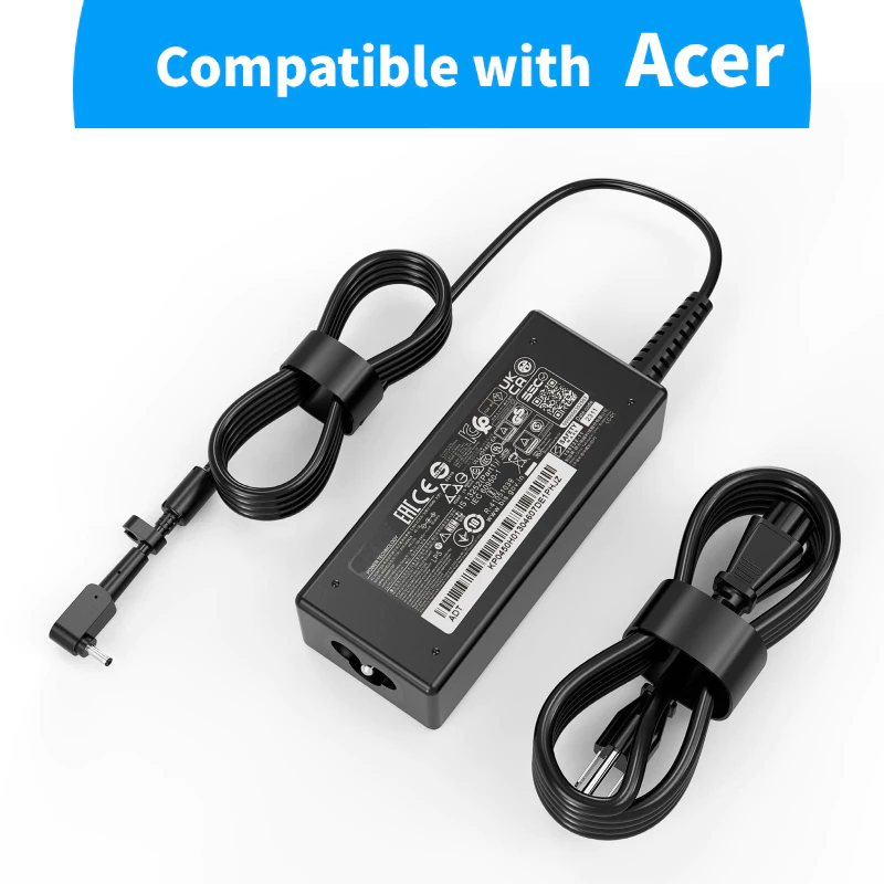 45W แล็ปท็อป Charger fit สําหรับ Acer Aspire 5 3 1 14 15 515 315 A315-23 A315-56 A315-24P A315-24PT a315-51-56gt A515 A515-54 A515-56 A515-451 สายไฟ A515