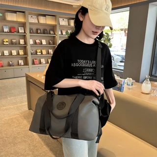 [พร้อมส่งในไทย] กระเป๋าฟิตเนส วัสดุหนัง PU กระเป๋าเดินทาง ใหญ่ แบบหิ้ว กันน้ำ Travel Bag