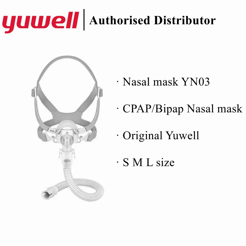 Yuwell YN-03 Nasal CPAP Mask (ไม่มีการสนับสนุนหน้าผาก) สําหรับเครื่อง APAP Bipap