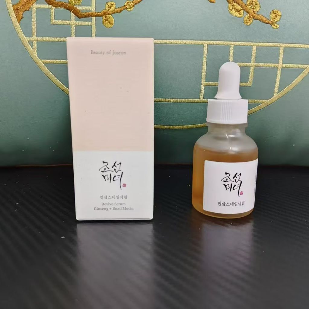 ความงามของ Joseon Ginseng Anti-Wrinkle Essence Snail Facial Ampoule Essence 30ml