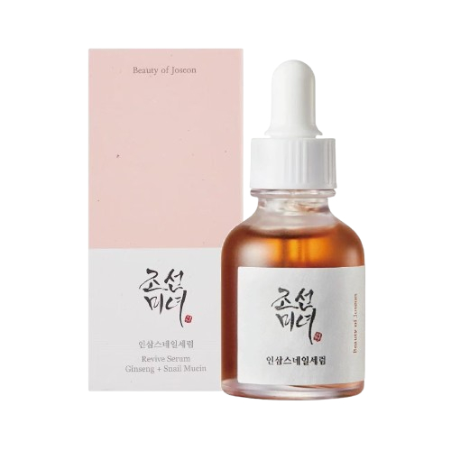 ความงามของ Joseon Ginseng Anti-Wrinkle Essence Snail Facial Ampoule Essence 30ml