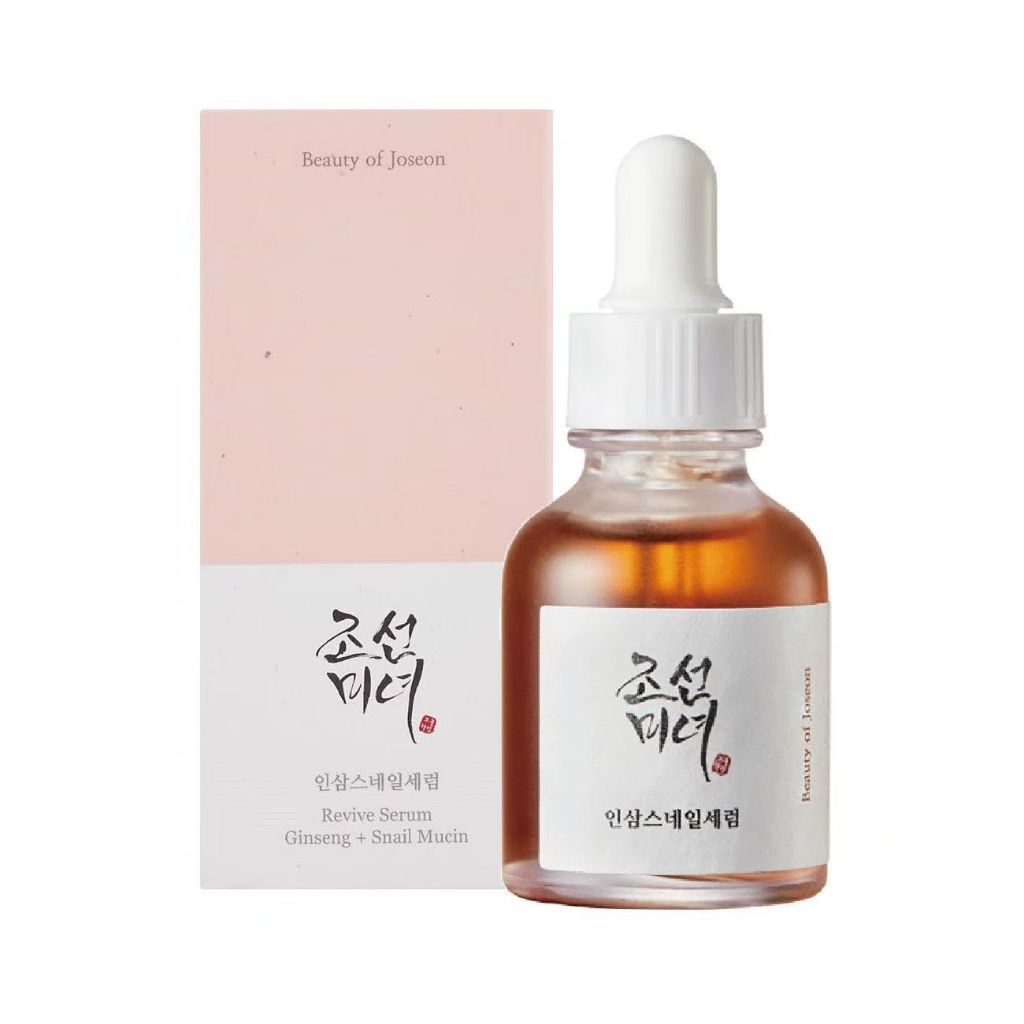 ความงามของ Joseon Ginseng Anti-Wrinkle Essence Snail Facial Ampoule Essence 30ml