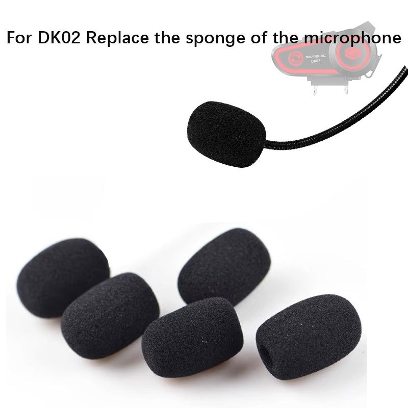 FOR GEARELEC DK02 เปลี่ยนฟองน้ําของไมโครโฟน 5 ชิ้น