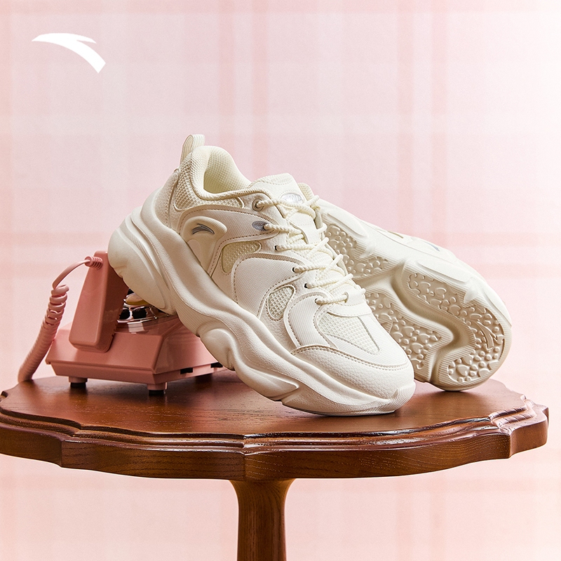 ANTA ผู้หญิงกีฬารองเท้าลําลองอินเทรนด์รองเท้าผ้าใบ Chunky 922548888