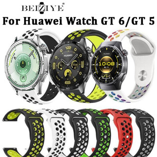 สายซิลิโคนสําหรับนาฬิกา Huawei Watch GT 6 6 Pro 46 มม.นาฬิกา…