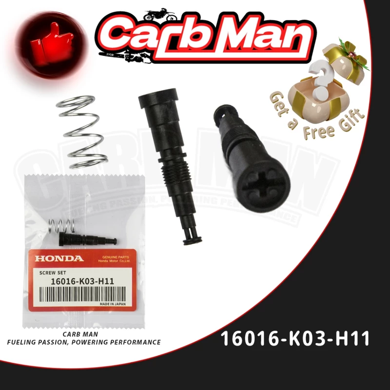【ราคาส่ง】ชุดสกรูปรับอากาศวงจรเดินเบา วฟ/ดรีม เรือนลิ้นเร่ง เวฟ110i,เวฟ125i Scoopy CLICK 125I 150I ZOOMER-X Dream110i MSX