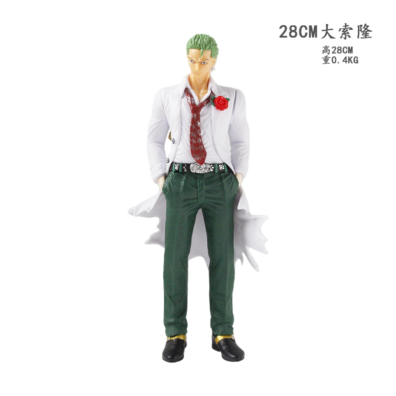 28 ซม.One Piece อะนิเมะ Action Figure Roronoa Zoro Vinsmoke Sanji ขาตั้งท่าทาง Pvc รูปปั้นFigurine คอลเลกชันของเล่นเด็กของขวัญ ราคา ถูกที่สุด ดีลบีเคเค แกลเลอรีภาพที่ 2